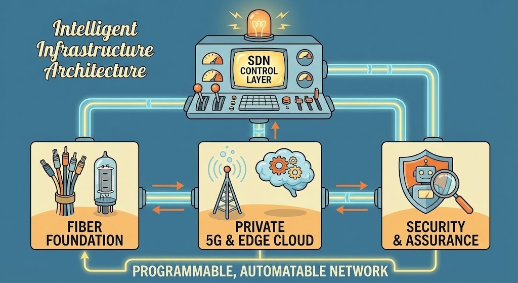 Beyond fiber - intelligent infrastructure architecture